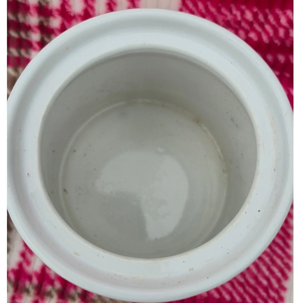 Vintage Country Home‎ Paul Marshall Ceramic Swan Canister with Lid White 5.5
